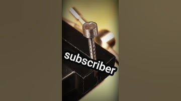 craftsmen! How to make a wood cutter from a self-tapping screw!