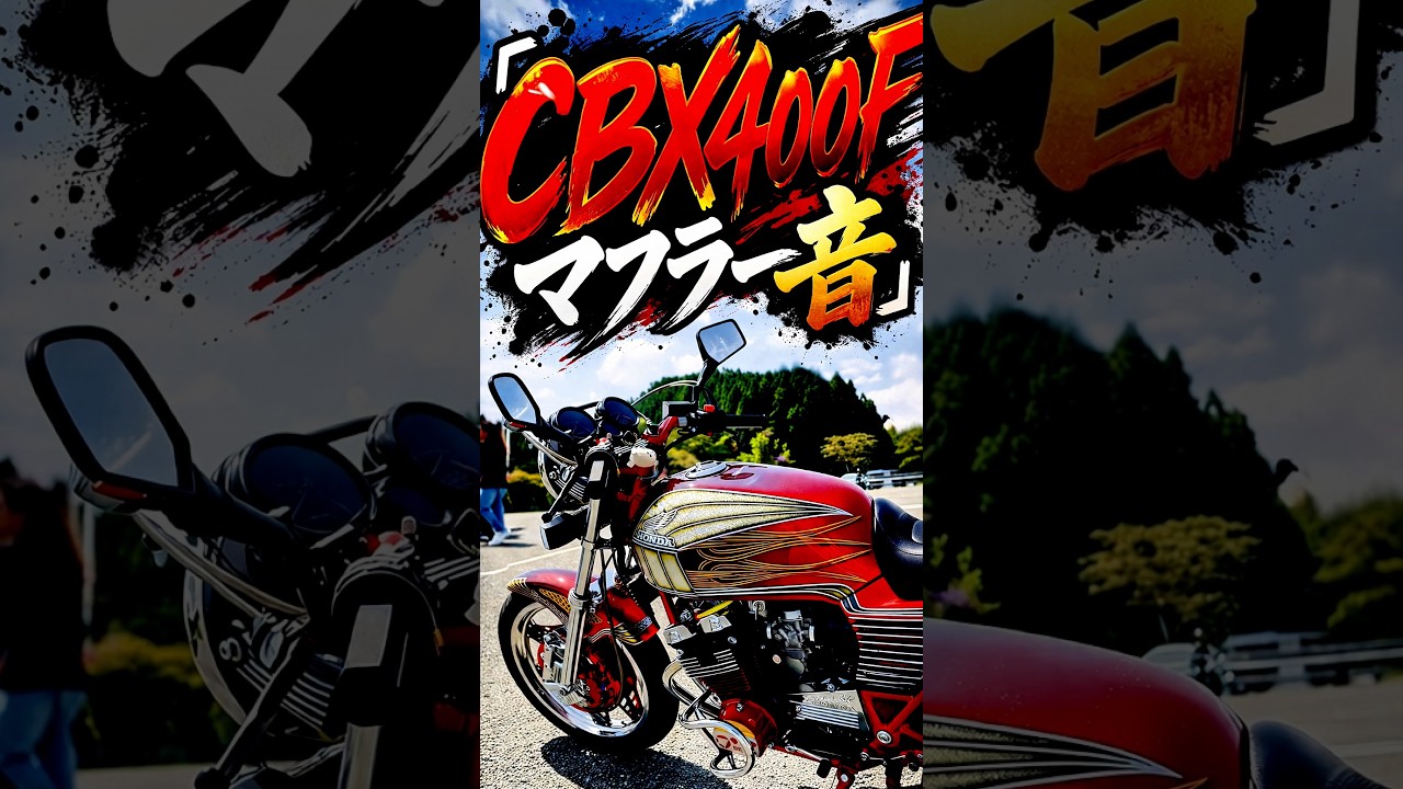 旧車】CBX400F LATE RISERマフラー音❗️#norikh250 - YouTube