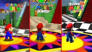 Super Mario 64 vs DS vs HD Comparison Part 2
