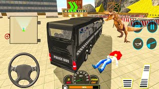 US Police Bus Mountain Driving #14 - US Crazy Driving Funny Game - Best Android Gameplay screenshot 4
