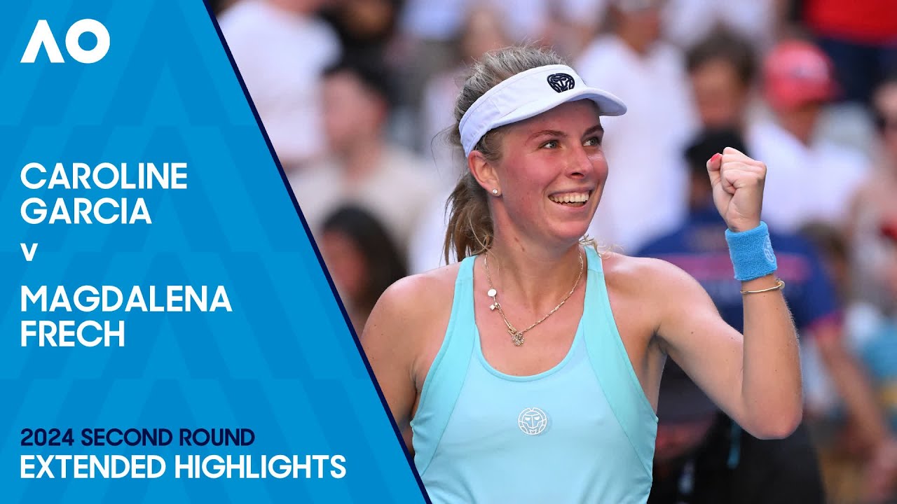Caroline Garcia v Magdalena Frech Extended Highlights | Australian Open ...