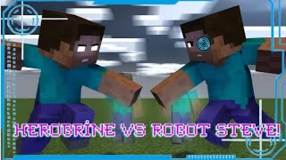 Herobri̇ne Vs Robot-001 Steve Si̇zce Ki̇m Kazandi? Animasyon Bana Özel