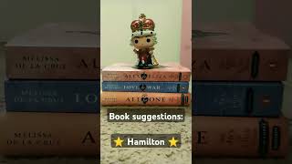 My sad attempt of being aesthetic 😭✋ #hamilton #books #hamiltonmusical
