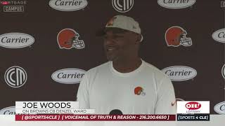 Joe Woods on Denzel Ward After His Week 2 Performance With the Browns - Sports 4 CLE, 9/23/21