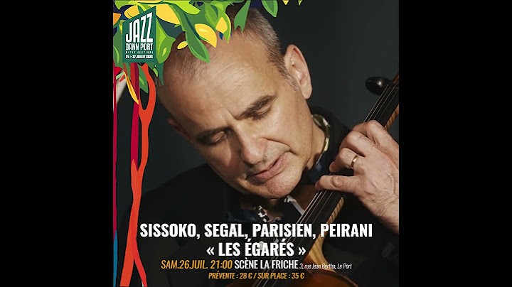 SISSOKO, SEGAL, PARISIEN, PEIRANI « LES ÉGARÉS » en concert le samedi 26 juillet à 21h àLa Friche
