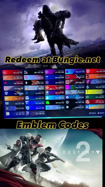 Destiny 2 Emblem Codes #destiny2 #destiny2shorts - YouTube