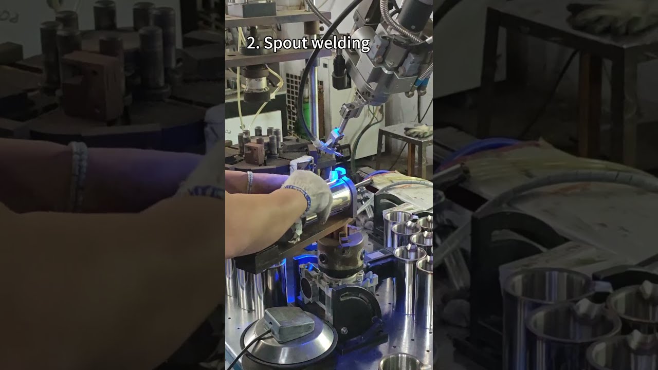 The Birth Of A French Press Pot Machine Welding Frenchpress Factory