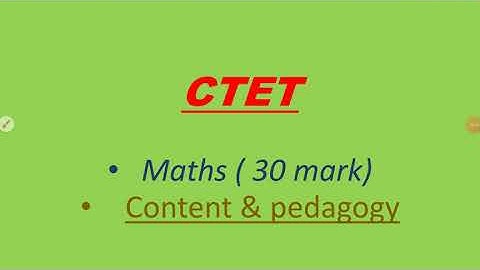 CETE EXAM .-Maths (place value & face value )