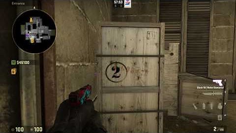 CSGO BUG Picking up Weapons through Walls (de_cache)