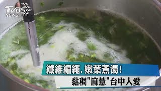 纖維編繩.嫩葉煮湯! 黏稠&quot;麻薏&quot;台中人愛 