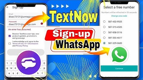 2nd line & TextNow Create Account // How to Make Canada 🇨🇦 Whatsapp number 2025