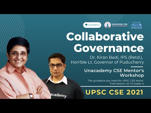 Must watch for UPSC aspirant | Collaborative Governance interview with Dr. Kiran Bedi | Mrunal Patel