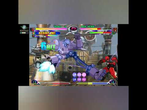 MvC2 Sentinel/Dhalsim 70% unblockable x HSF, Y-boost fastfly assist ext., reversal of fortune 120825