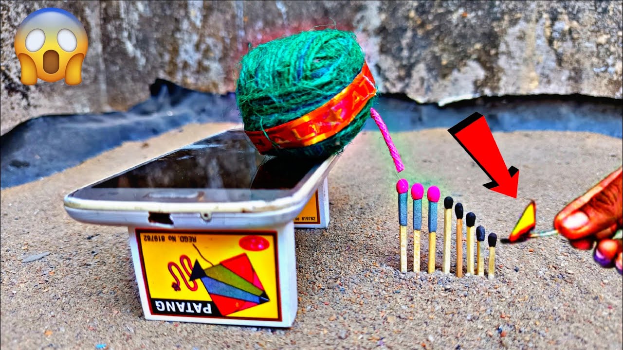 Sutali Bomb Vs Matchstick Chain Reaction Domino 😱 | अब फोन का क्या होगा ? 