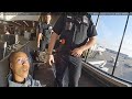 Racist Woman Arrested at Airport After Attacking Elderly Woman | Police Bodycam Footage