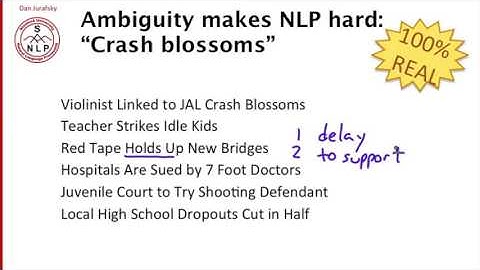 1   1   Course Introduction   Stanford NLP   Professor Dan Jurafsky & Chris Manning