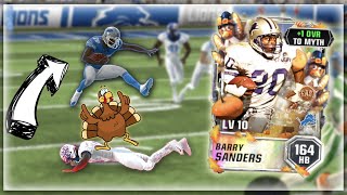 MYTHIC BARRY JUMPS OVER THE TURKEY!! MADDEN MOBILE 24 FEAST MYTHIC GAMEPLAY!!