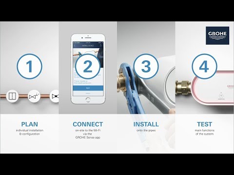 How to install GROHE Sense Guard