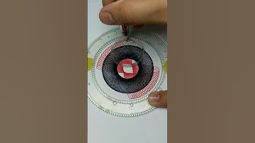 Dreamlike ASMR Spirograph Art | Satisfying Spiral Sounds! #art #shorts #spirograph #trending #2024