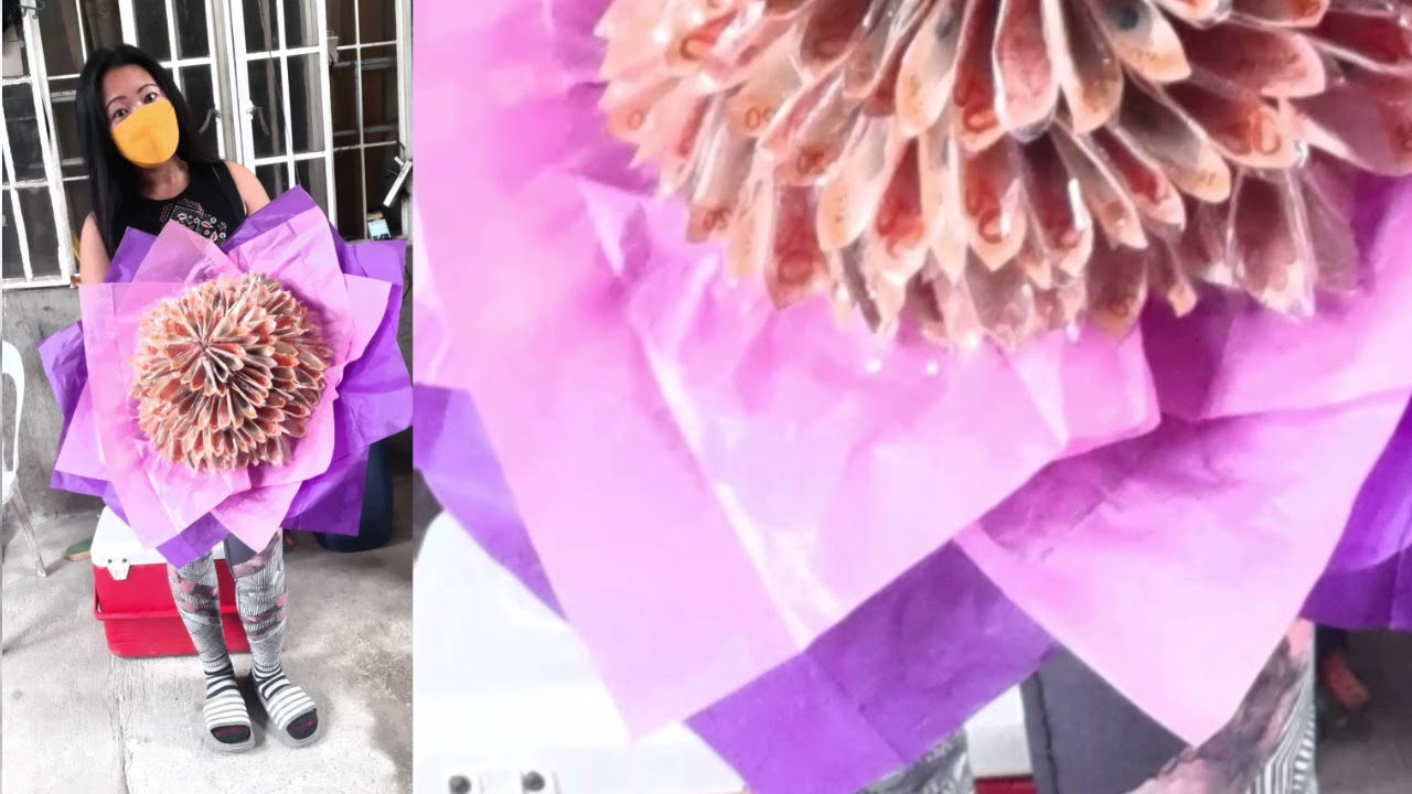 DIY 20 PESOS / MONEY BOUQUET FLOWERS YouTube