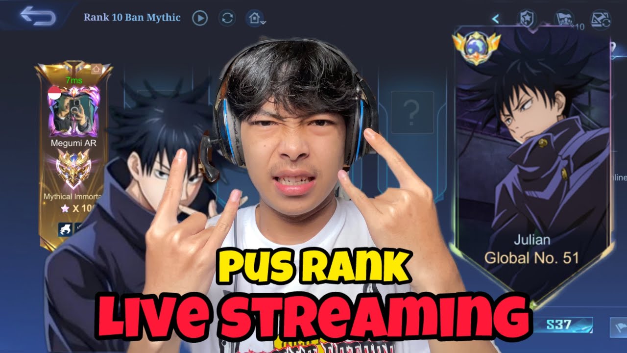 (LIVE) PETUALANGAN MENUJU TOP GLOBAL JULIAN - OPEN VIP