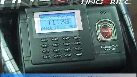 Fingerprint Time Clock Enrollment Process