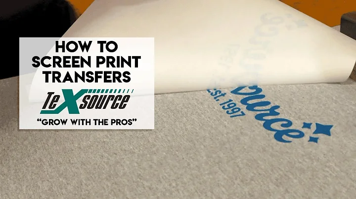 Master the Art of Screen Printing Transfers and Save Money