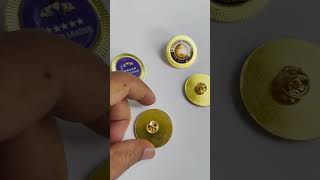 Custom 35mm Round Metal Namebadge With Dominghigh Quality Personalization namebadges metalbadges