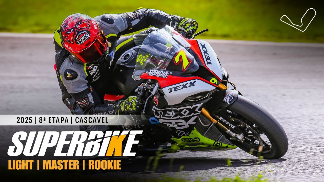 AO VIVO Superbike Light - SuperBike Brasil - Cascavel - 8ª Etapa 2025 ...