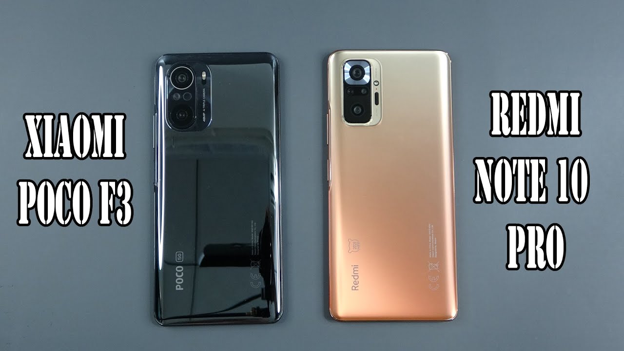 Poco F3 Vs Redmi Note 10pro