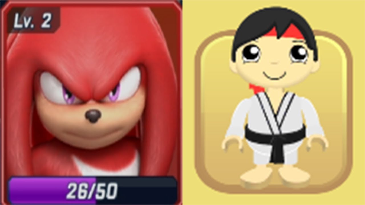 Tag with Ryan vs Sonic Forces - Karate Ryan vs Movie Knuckles All ...