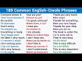 180 common englishcreole phrases  basic english to speak like an american   haitian creole
