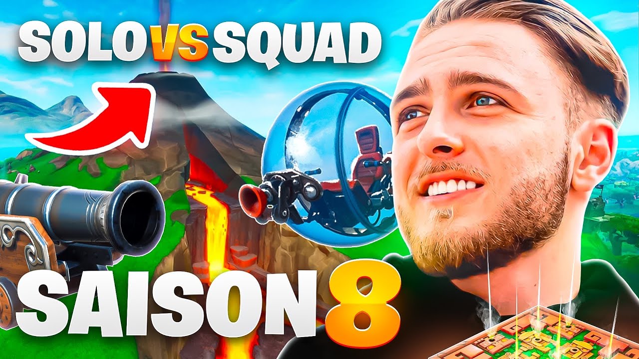 On lance nos premières games de SOLO SQUAD sur la SAISON 8.. On bat notre WORLD RECORD ? (Le PRIME)