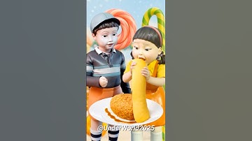 Squid Game AI Egg Omelette ASMR #squidgame #squidgame2 #ai #asmr