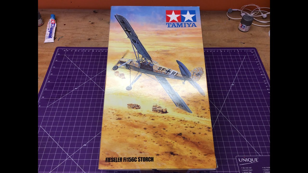 TAMIYA – Maquette Fieseler Fi156C Storch échelle 1/48 – Avion De Liaison STOL Avec Figurines, Pièces Photo-découpées Et Détails Intérieurs