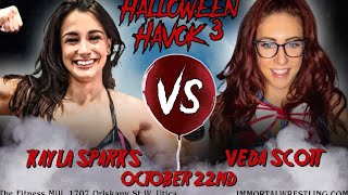 Kayla Sparks (c) vs Veda Scott (Women's Championship Match, Halloween Havok 3)