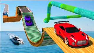 Turbo Racer 3D – Drift, Drag & Dominate the Tracks - Ramp Car Stunt 3D Car game screenshot 4