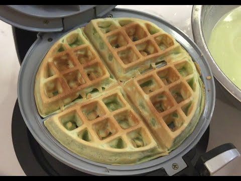 Pandan Waffle Recipe Easy