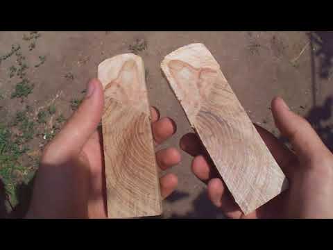 Как сделать ручку из ножа из дерева своими руками