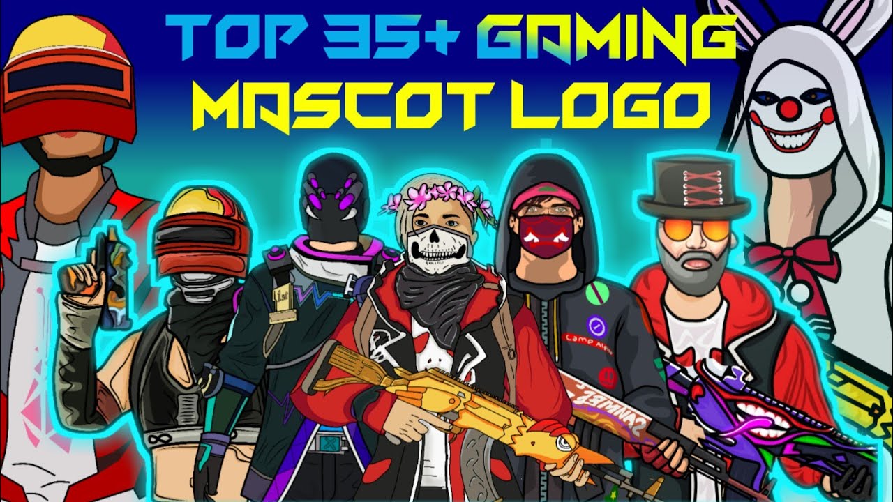 PUBG Mobile Mascot logo pack top 35 + mascot logo pack