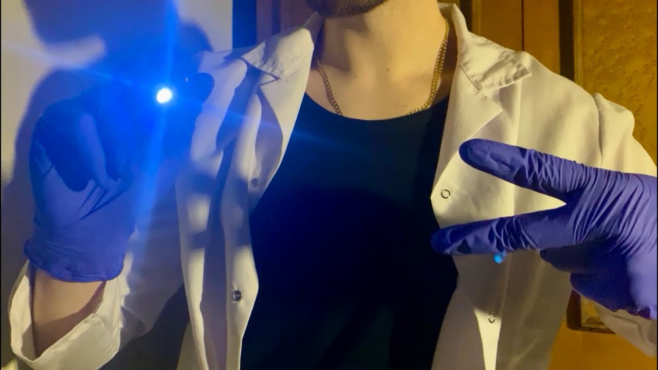 ASMR Cranial nerve exam - testing your 5 senses