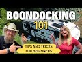 Best Boondocking Tips for Beginners & Seasoned Dry Campers