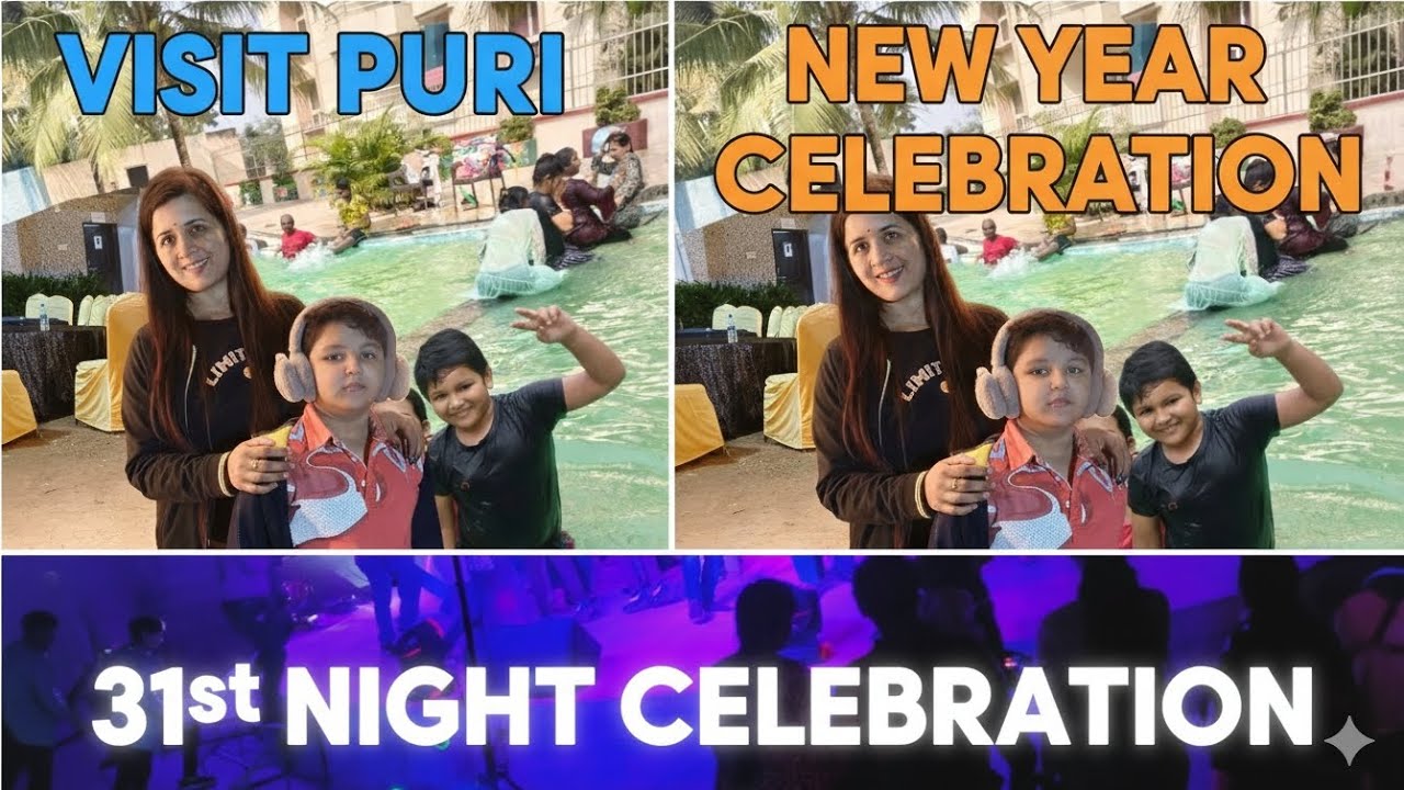 Puri Trip Vlog | New Year Celebration & Sea Beach Fun