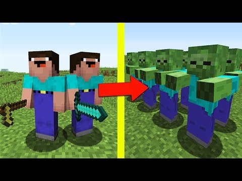 2 НУБА ПРОТИВ ЗОМБИ АПОКАЛИПСИС МАЙНКРАФТ ! НУБ ПРОТИВ ПРО ТРОЛЛИНГ В MINECRAFT ! НУБИК ЛОВУШКА