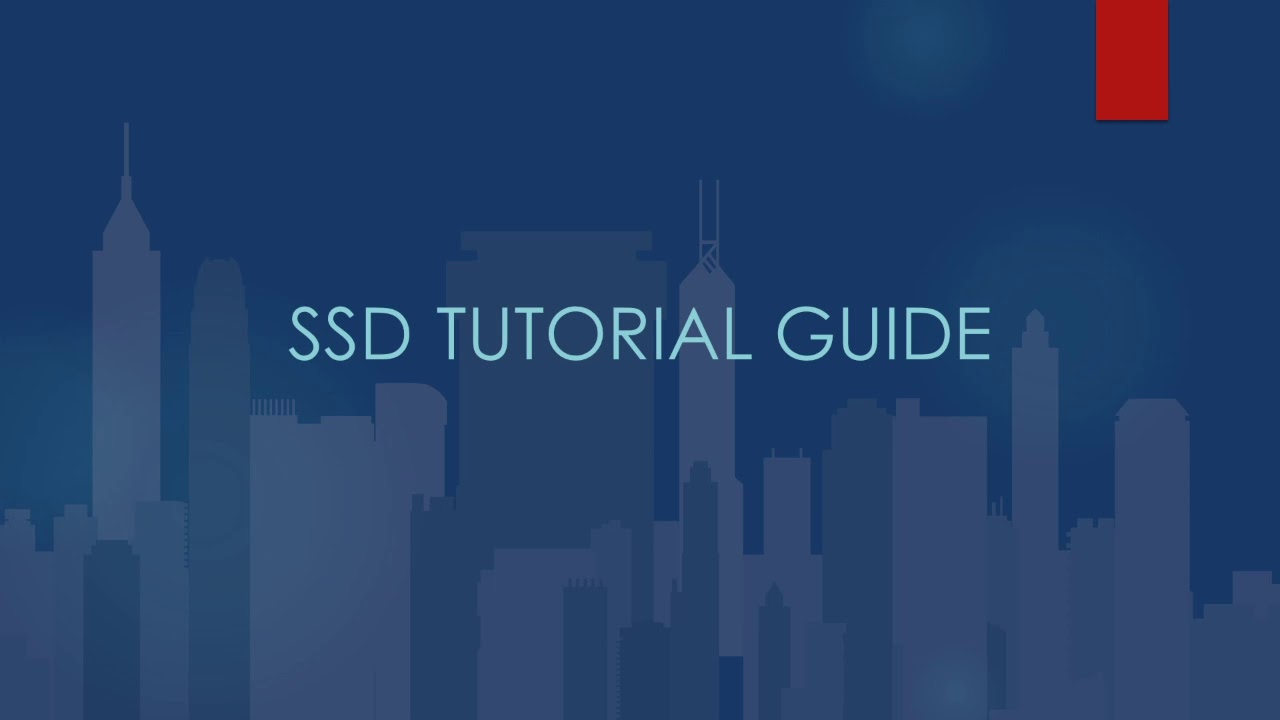 SSD Tutorial - YouTube