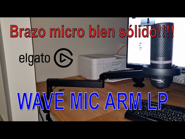 Elgato Wave Mic Arm LP - Perche de micro haut de gamme compacte