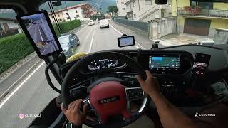 POV DRIVING DAF XG 530  Linfano TN - A22Hghway ITaly #trucks #truck  # povdriver #daf