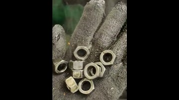 Production Of Hexagonal Nut Fastener丨#Fastener #Hardware #Shorts #Hexnut丨Aozhan Fasteners