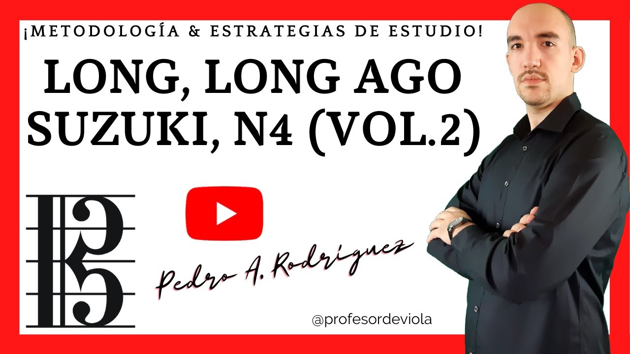 ✅ APRENDE VIOLA con la CANCIÓN Long, long ago, del MÉTODO SUZUKI. TUTORIAL para PRINCIPIANTES