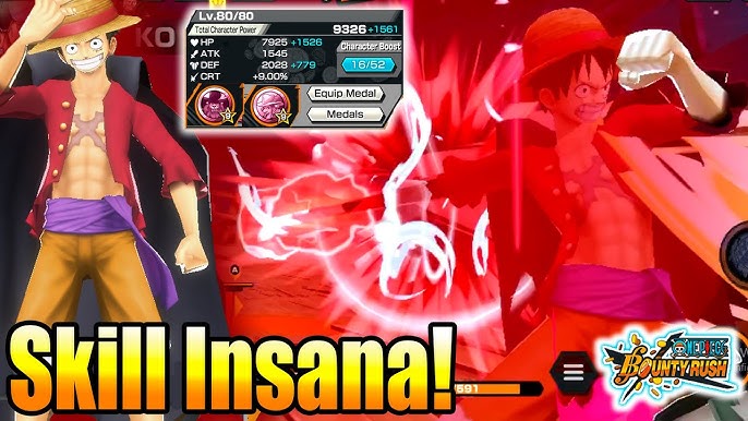 Conta One Piece Bounty Rush Rei Dos Piratas Roger Lv100 Max